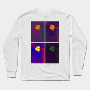 Art Deco Beauty in a Pop Art Manner Long Sleeve T-Shirt